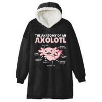 Anatomy Of an Axolotl Sweet Axolotl Explanation  Hooded Wearable Blanket