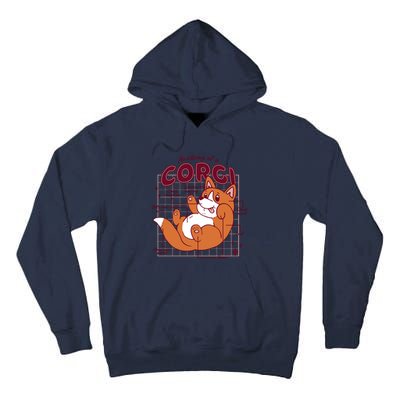 Anatomy Of A Corgi Dog Tall Hoodie