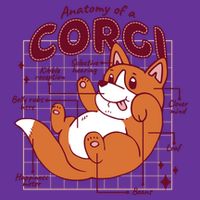 Anatomy Of A Corgi Dog Button