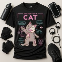 Anatomy Of A Cat Cooling Performance Crew T-Shirt