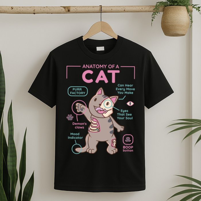 Anatomy Of A Cat T-Shirt