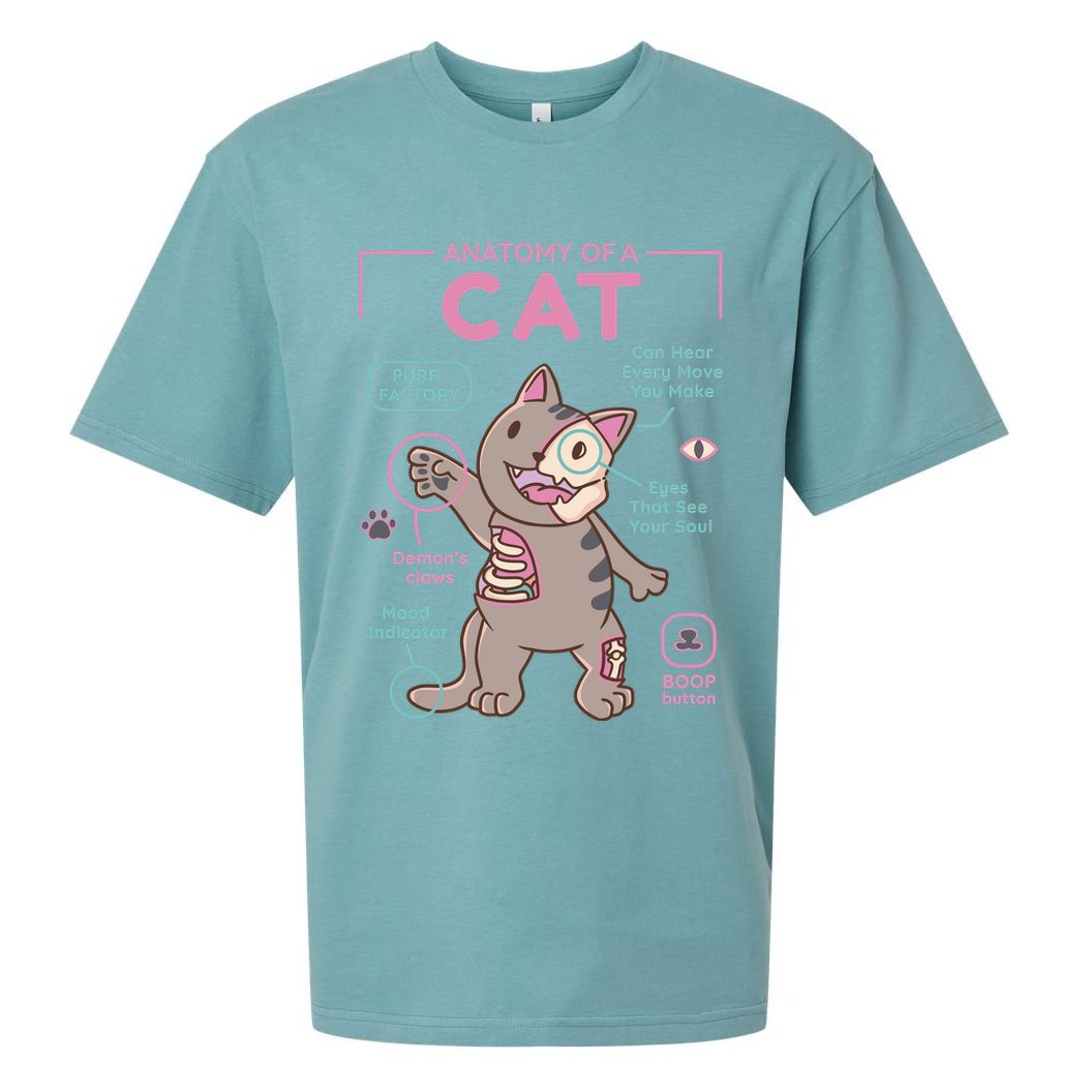 Anatomy Of A Cat Sueded Cloud Jersey T-Shirt