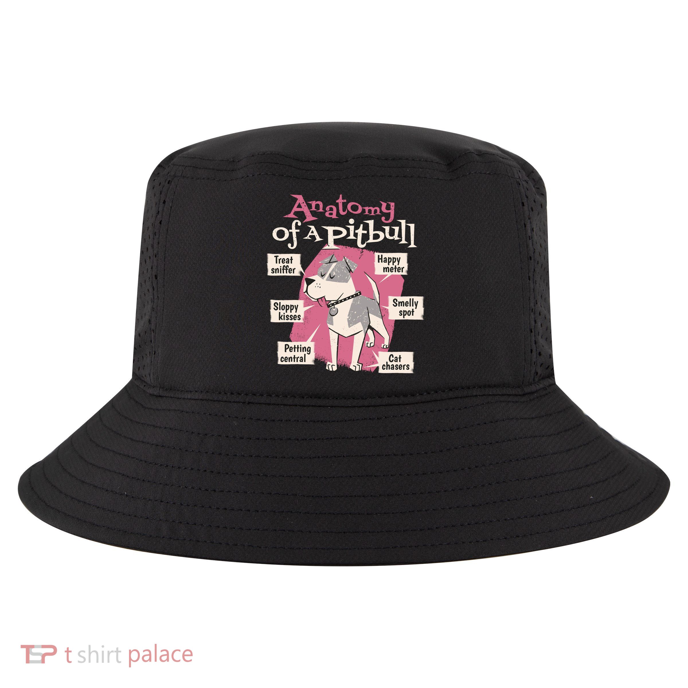 Anatomy Of A Pitbull Cute Gift Cool Comfort Performance Bucket Hat