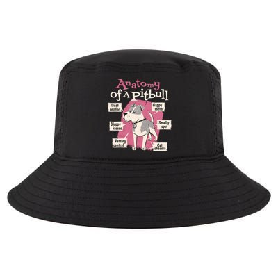 Anatomy Of A Pitbull Cute Gift Cool Comfort Performance Bucket Hat