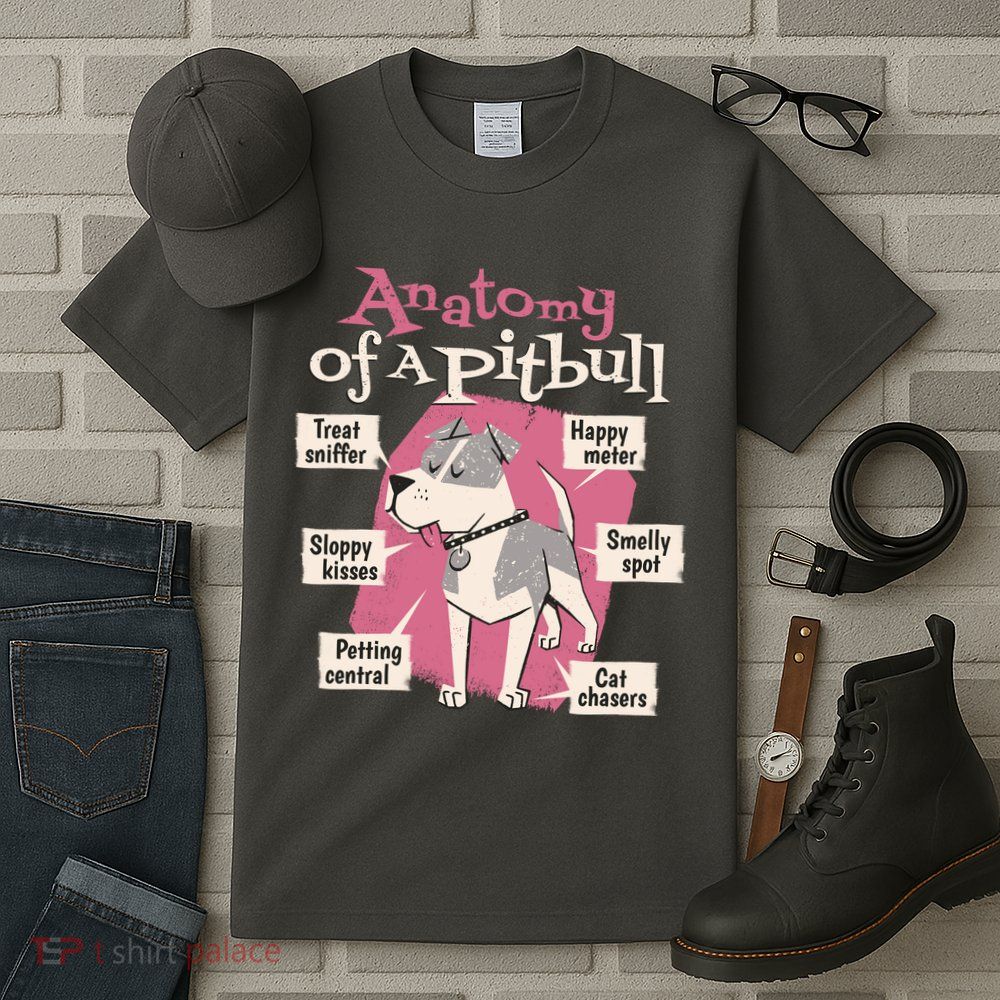 Anatomy Of A Pitbull Cute Gift Tall T-Shirt