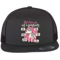 Anatomy Of A Pitbull Cute Gift Flatbill Hat