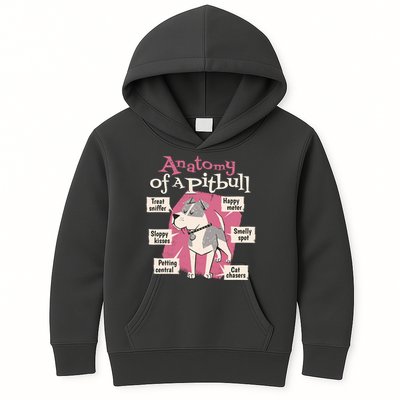 Anatomy Of A Pitbull Cute Gift Kids Hoodie