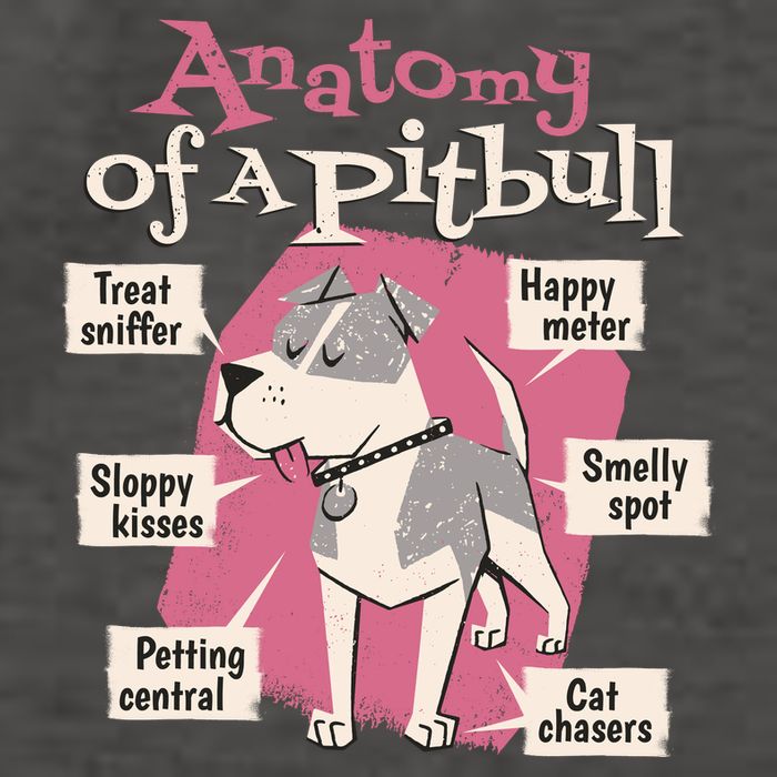 Anatomy Of A Pitbull Cute Gift Vector Backpack