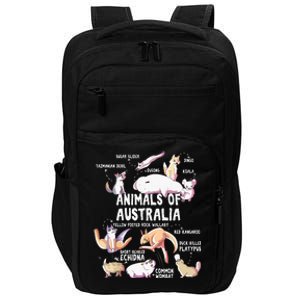 Animals Of Australia Australian Animal Educational Gift Cute Impact Tech Backpack