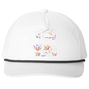 Animals Of Australia Australian Animal Educational Gift Cute Snapback Five-Panel Rope Hat