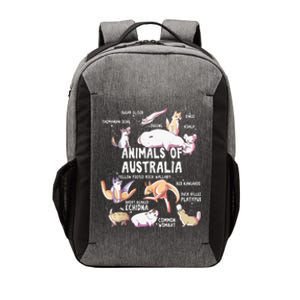 Animals Of Australia Australian Animal Educational Gift Cute Vector Backpack