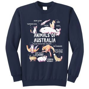 Animals Of Australia Australian Animal Educational Gift Cute Sweatshirt