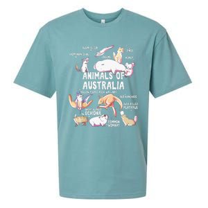 Animals Of Australia Australian Animal Educational Gift Cute Sueded Cloud Jersey T-Shirt