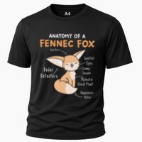 Anatomy Of A Fennec Fox Cute Fox Lover Gift Fennec Fox Cooling Performance Crew T-Shirt