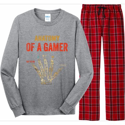 Anatomy Of A Gamer Gaming Gifts Long Sleeve Pajama Set