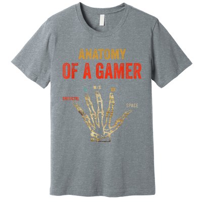 Anatomy Of A Gamer Gaming Gifts Premium T-Shirt