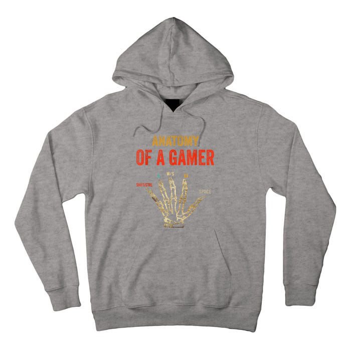 Anatomy Of A Gamer Gaming Gifts Tall Hoodie