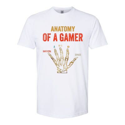 Anatomy Of A Gamer Gaming Gifts Softstyle CVC T-Shirt