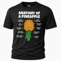 Anatomy Of A Pineapple Swinger Funny Upside Down Pineapple Great Gift Cooling Performance Crew T-Shirt