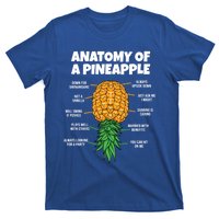 Anatomy Of A Pineapple Swinger Funny Upside Down Pineapple Great Gift T-Shirt