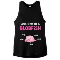 Anatomy Of A Blobish Ugly Blob Fish Ladies PosiCharge Tri-Blend Wicking Tank