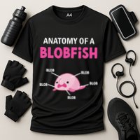 Anatomy Of A Blobish Ugly Blob Fish Performance Shirt