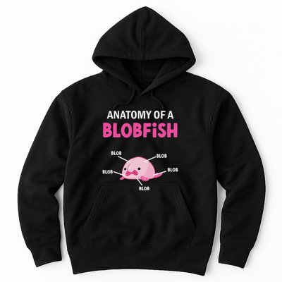 Anatomy Of A Blobish Ugly Blob Fish Hoodie