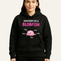 Anatomy Of A Blobish Ugly Blob Fish Hoodie