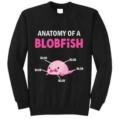 Anatomy Of A Blobish Ugly Blob Fish Sweatshirt