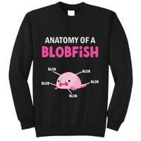 Anatomy Of A Blobish Ugly Blob Fish Sweatshirt