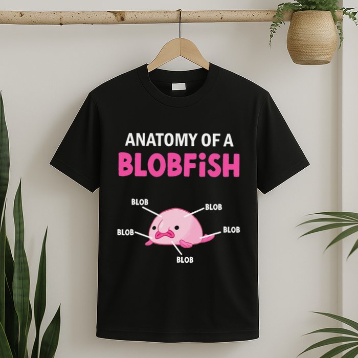 Anatomy Of A Blobish Ugly Blob Fish T-Shirt