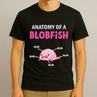 Anatomy Of A Blobish Ugly Blob Fish T-Shirt