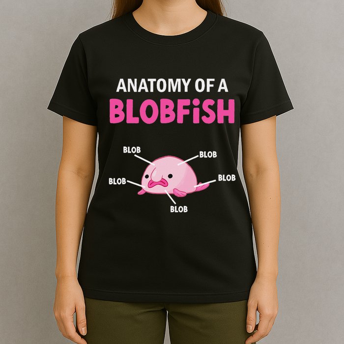 Anatomy Of A Blobish Ugly Blob Fish T-Shirt