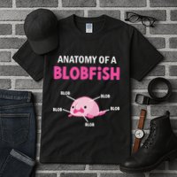 Anatomy Of A Blobish Ugly Blob Fish Tall T-Shirt
