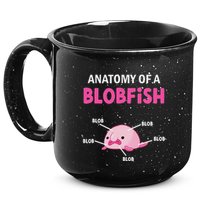 Anatomy Of A Blobish Ugly Blob Fish 15oz Campfire Ceramic Mug