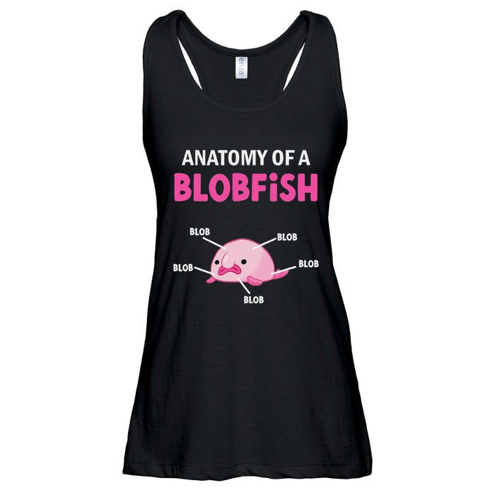 Anatomy Of A Blobish Ugly Blob Fish Ladies Essential Flowy Tank