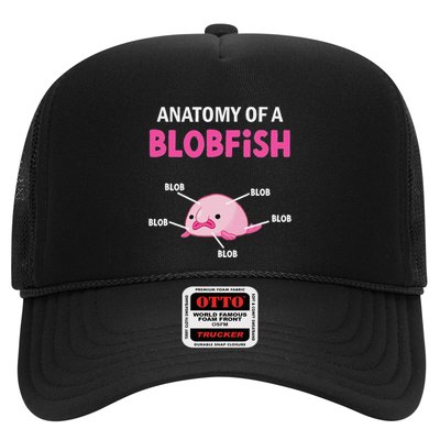 Anatomy Of A Blobish Ugly Blob Fish Trucker Hat