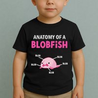 Anatomy Of A Blobish Ugly Blob Fish Toddler T-Shirt
