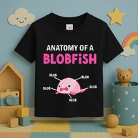 Anatomy Of A Blobish Ugly Blob Fish Toddler T-Shirt