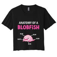 Anatomy Of A Blobish Ugly Blob Fish Crop Top