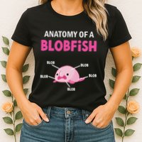 Anatomy Of A Blobish Ugly Blob Fish Womens T-Shirt