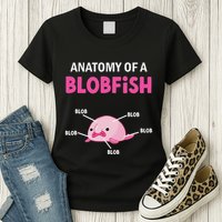 Anatomy Of A Blobish Ugly Blob Fish Womens T-Shirt