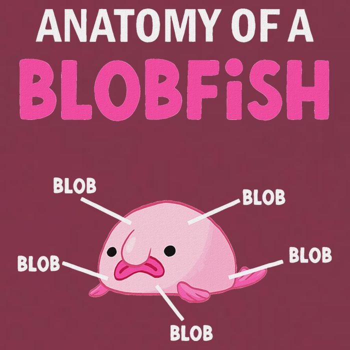 Anatomy Of A Blobish Ugly Blob Fish 16oz Travel Tumbler