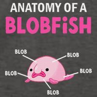 Anatomy Of A Blobish Ugly Blob Fish Vector Backpack