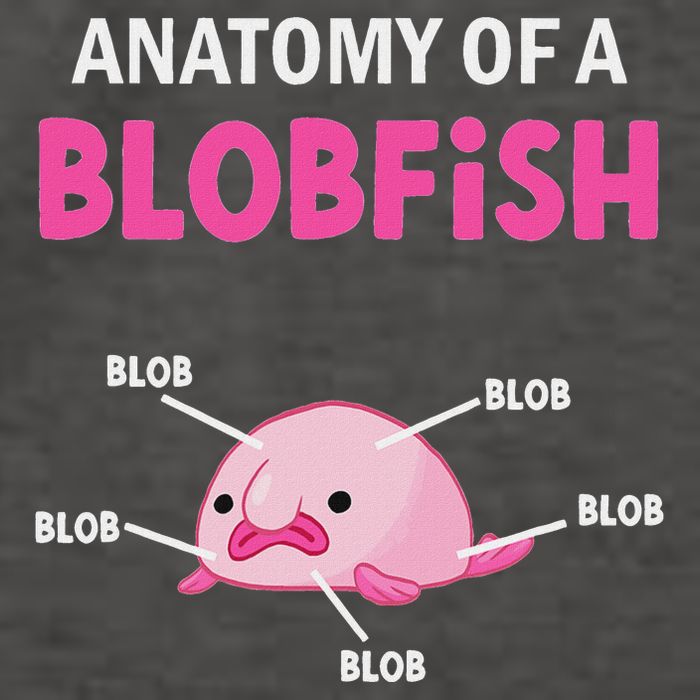 Anatomy Of A Blobish Ugly Blob Fish Vector Backpack