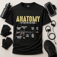Anatomy Of A Real Fast Pew Pewer Rifle Longbarrelled Funny Gift Cute Gift Cooling Performance Crew T-Shirt