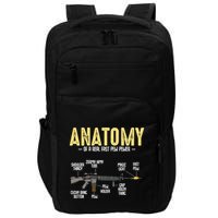 Anatomy Of A Real Fast Pew Pewer Rifle Longbarrelled Funny Gift Cute Gift Impact Tech Backpack