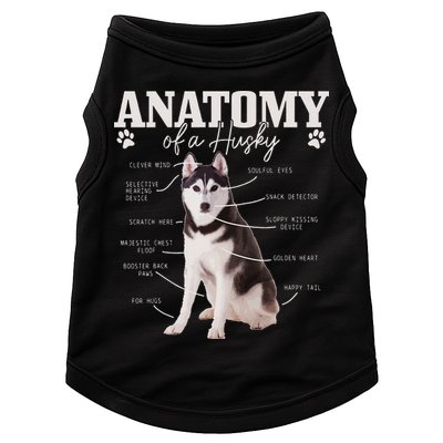 Anatomy Of A Siberian Husky Funny Cute Dog Husky Mom Dad Doggie Tank