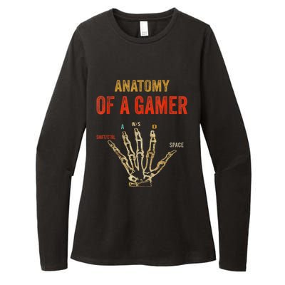 Anatomy Of A Gamer Gaming Gifts For Gamer Womens CVC Long Sleeve Shirt