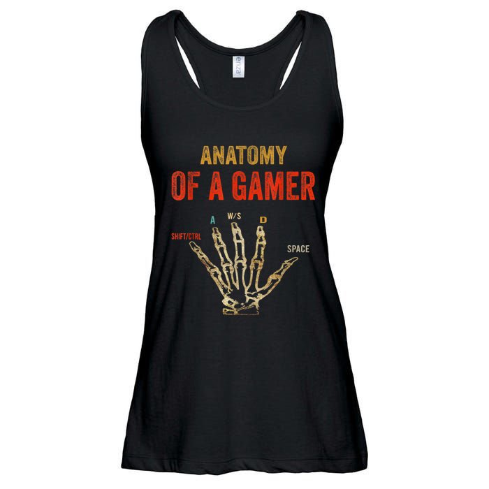 Anatomy Of A Gamer Gaming Gifts For Gamer Ladies Essential Flowy Tank